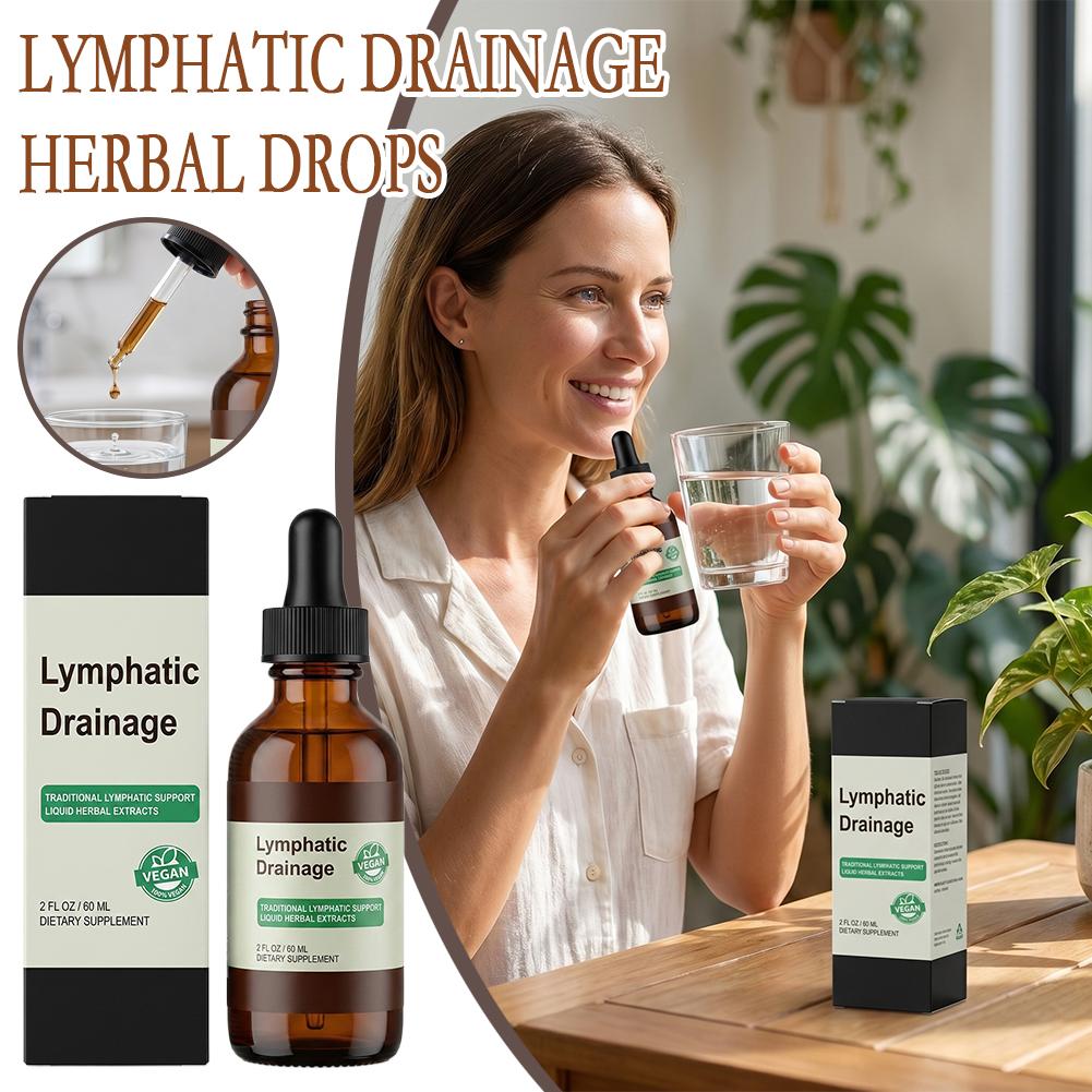 천연 허브 림프 배출 드롭 60ml 빠른 흡수 액상 데 - Herbal Wellness Drops 리뷰 및 가격