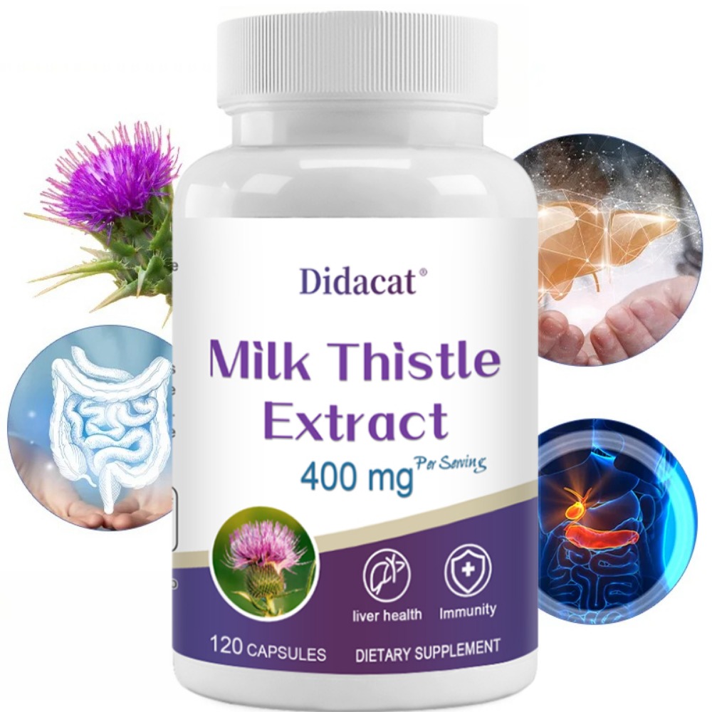 밀크씨슬 씨앗 400mg, 80% 실리마린, 간 지원  - Milk Thistle Silymarin 리뷰 및 가격
