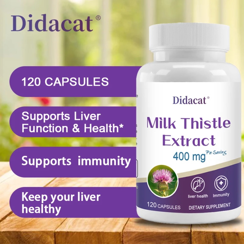 밀크씨슬 씨앗 400mg, 80% 실리마린, 간 지원  - Milk Thistle Silymarin 리뷰 및 가격