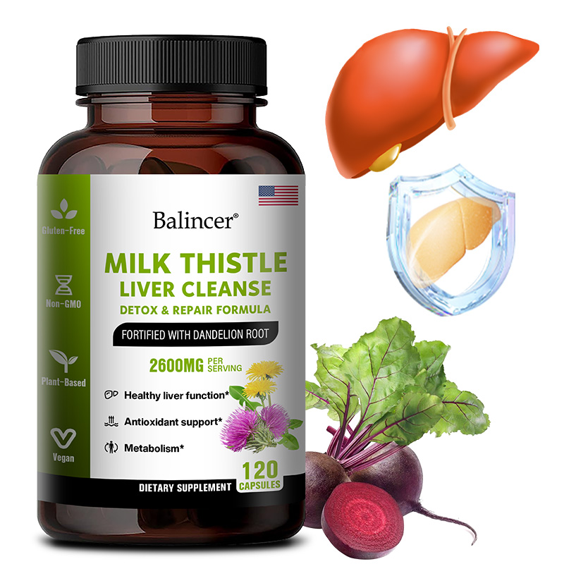 민달팽이 추출물과 민들레 함유 디톡스 클렌징 간 건강  - Milk Thistle Silymarin 리뷰 및 가격